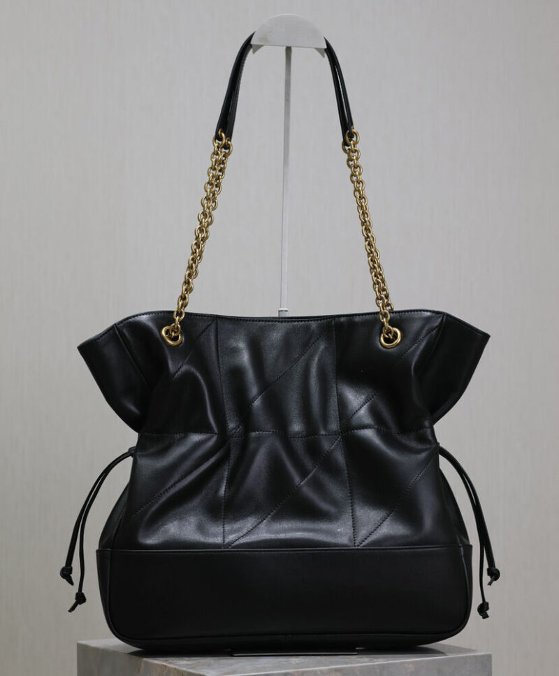 Saint Laurent Jamie 4.3 Sheepskin Tote Bag Black